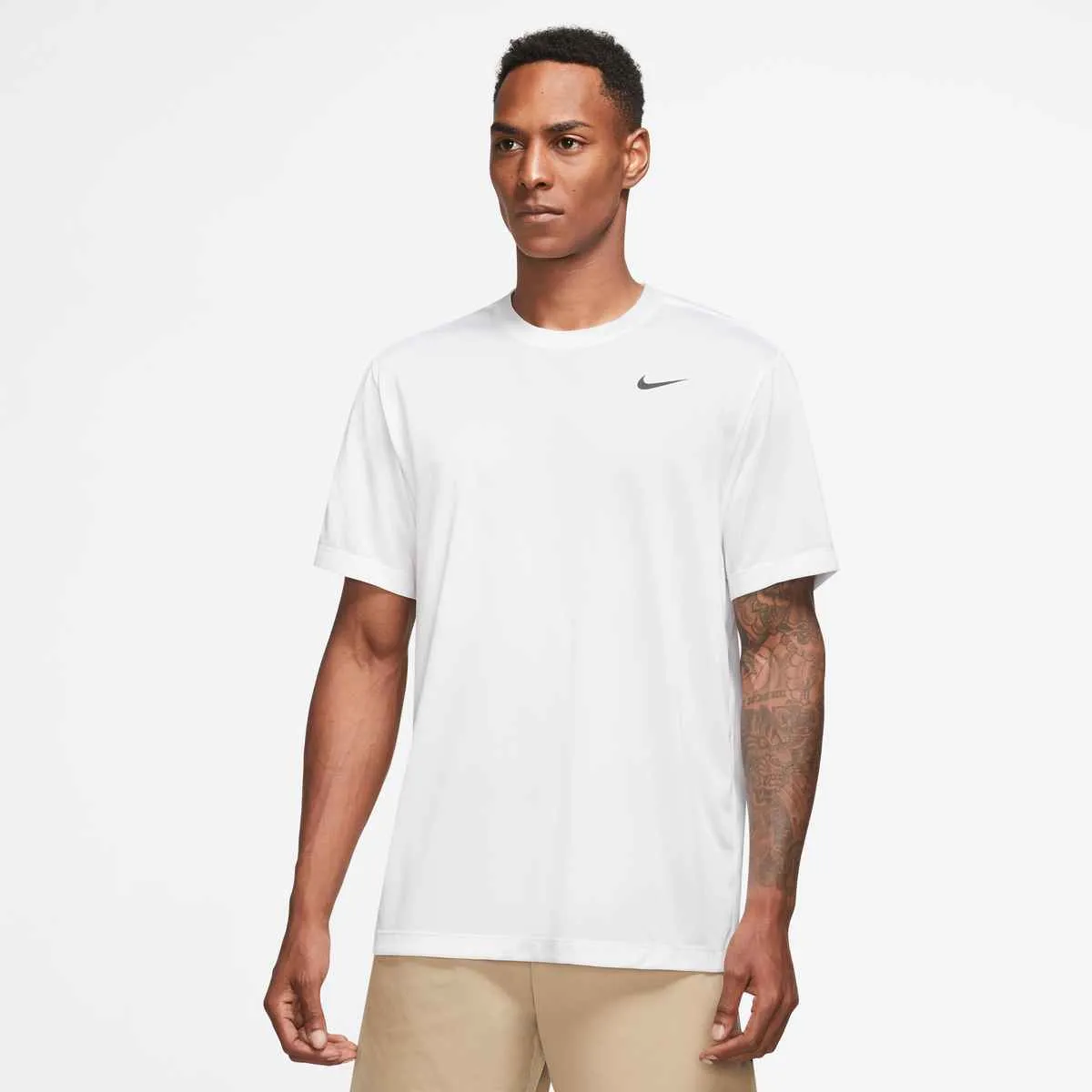 Nike M NIKE DRI-FIT LEGEND S/S TEE WHITE/BLACK